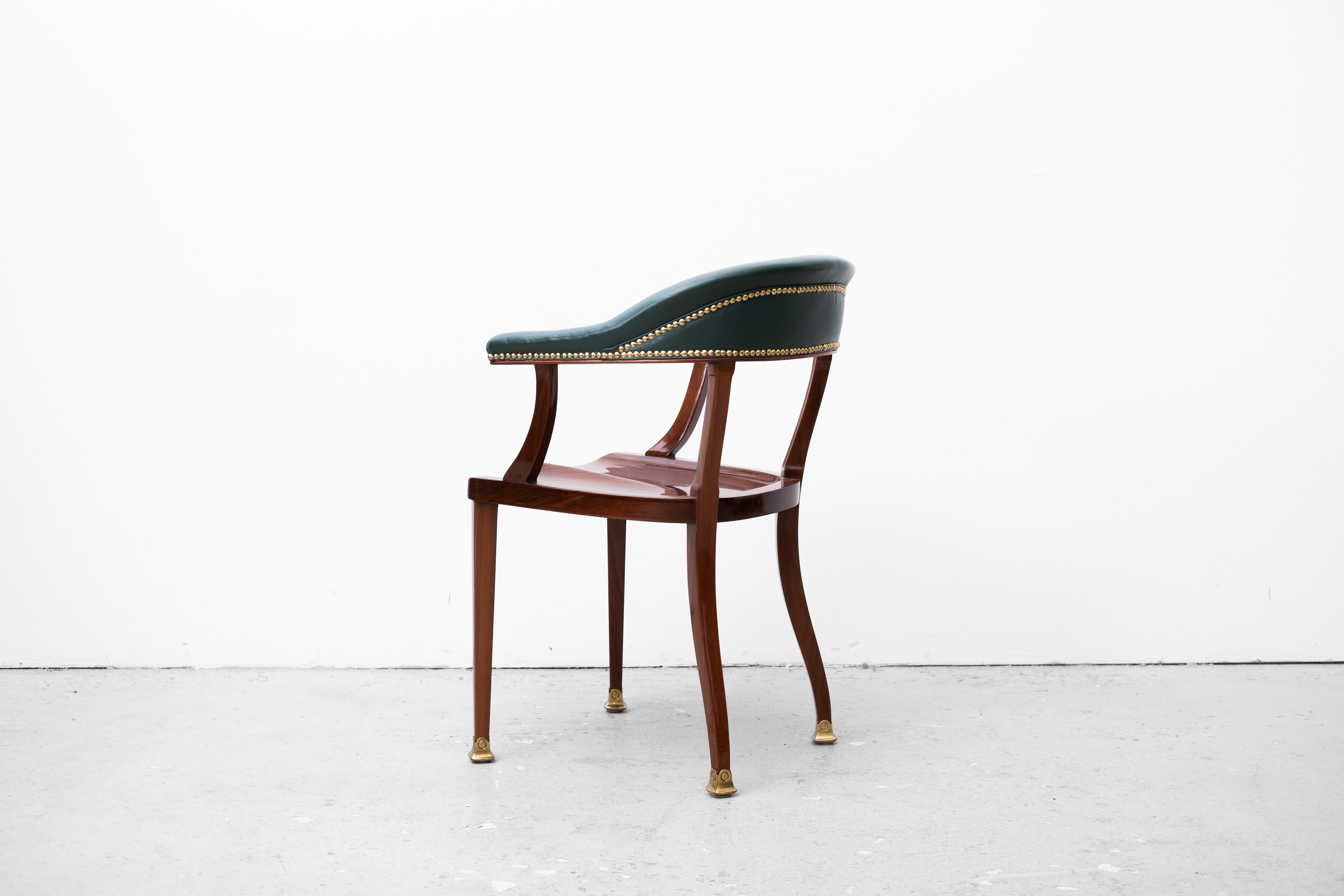 Art Nouveau desk with armchair Robert Fix Josef Hoffmann Portois & Fix ca. 1901 For Sale 3