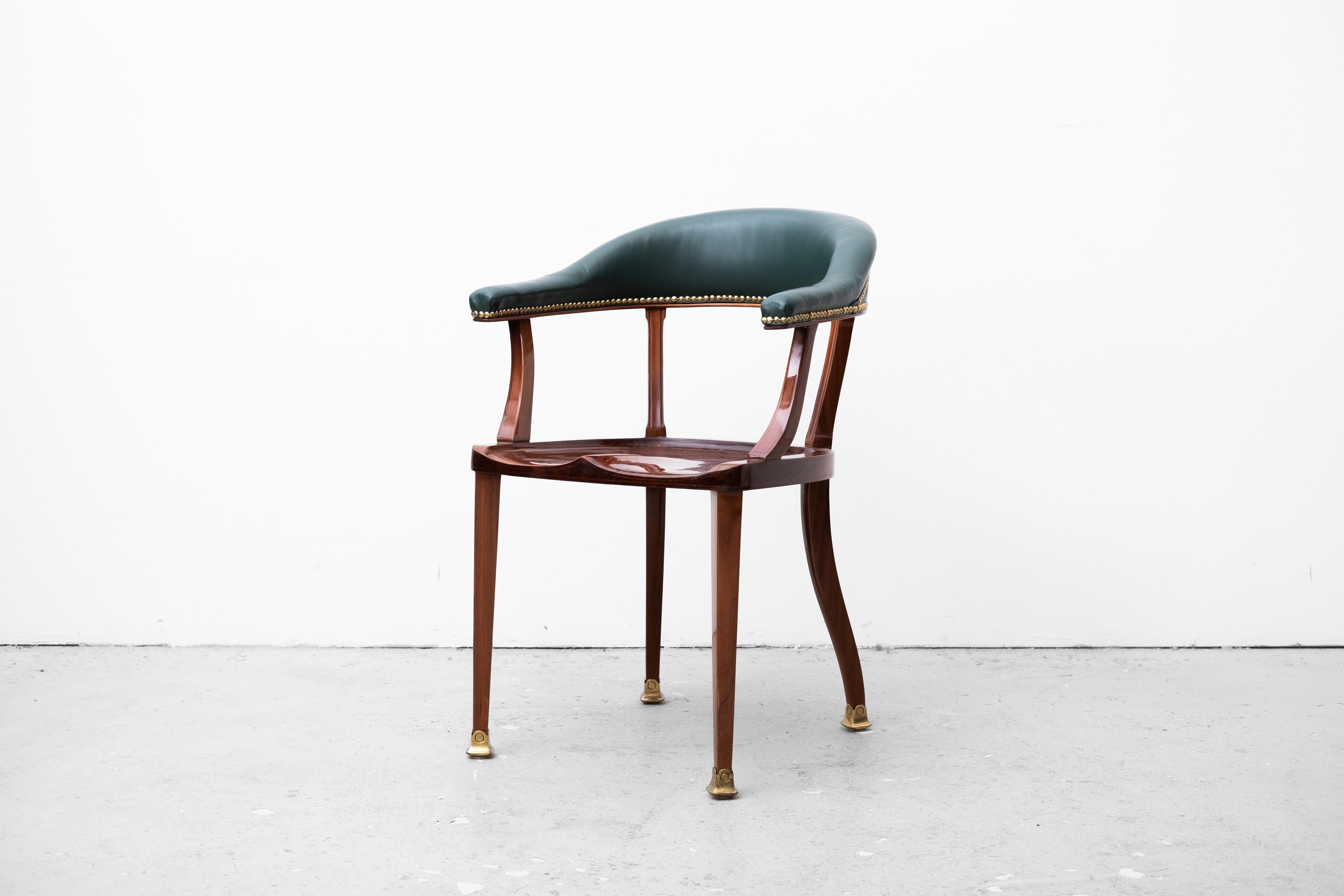 Art Nouveau desk with armchair Robert Fix Josef Hoffmann Portois & Fix ca. 1901 For Sale 13
