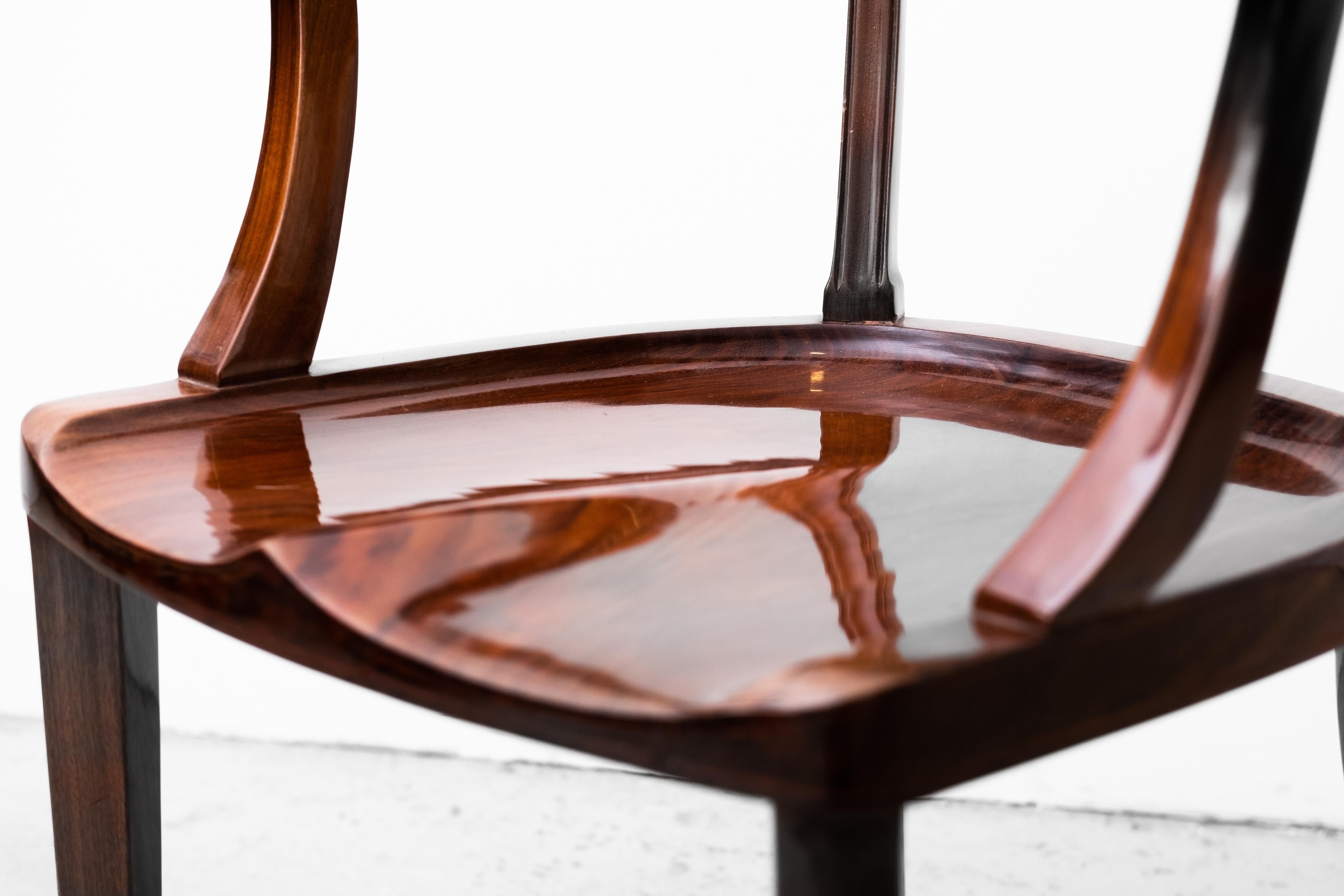 20th Century Art Nouveau desk with armchair Robert Fix Josef Hoffmann Portois & Fix ca. 1901 For Sale