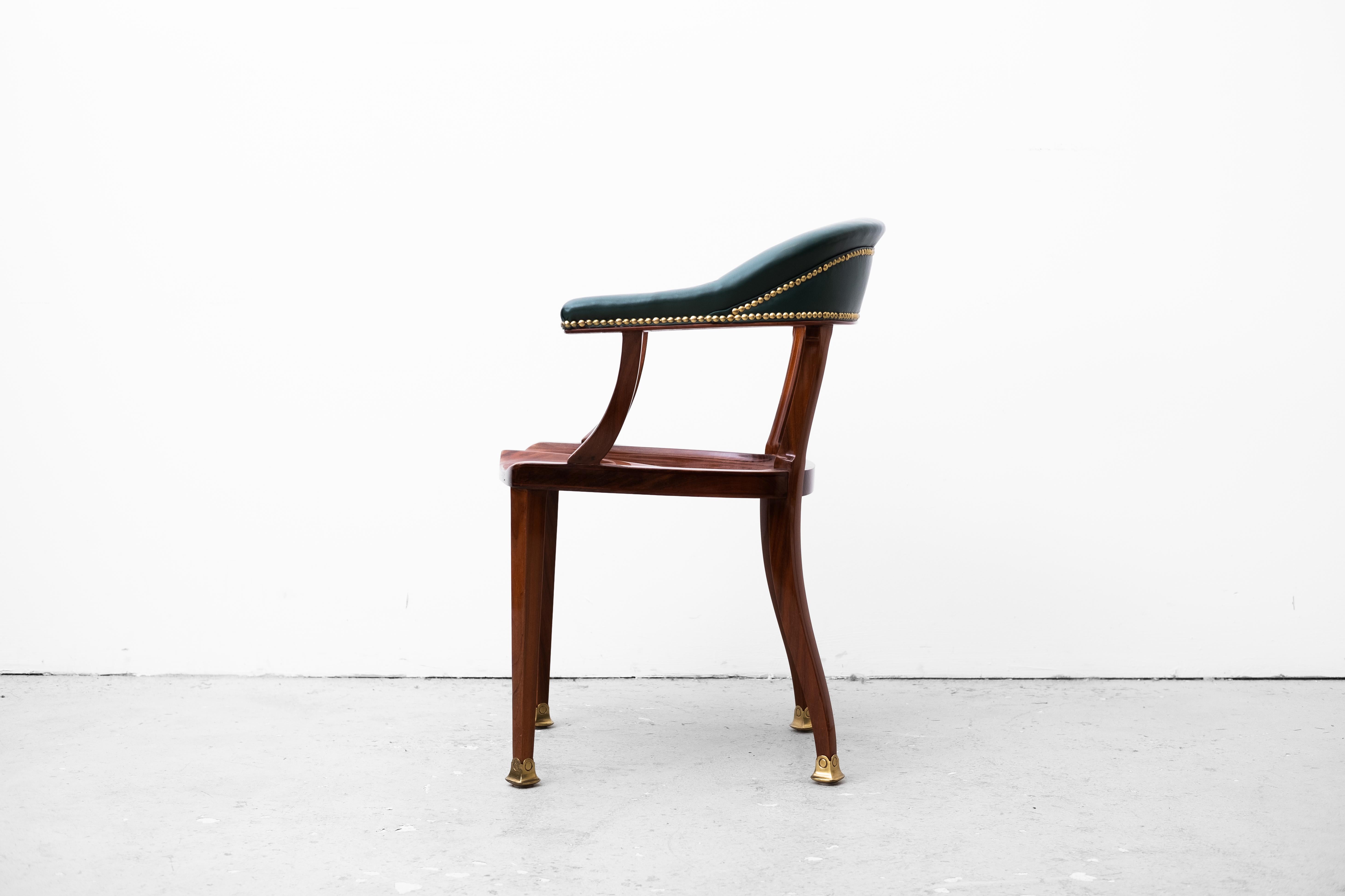 Art Nouveau desk with armchair Robert Fix Josef Hoffmann Portois & Fix ca. 1901 For Sale 1