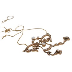 Art Nouveau diamond collier, circa 1900.