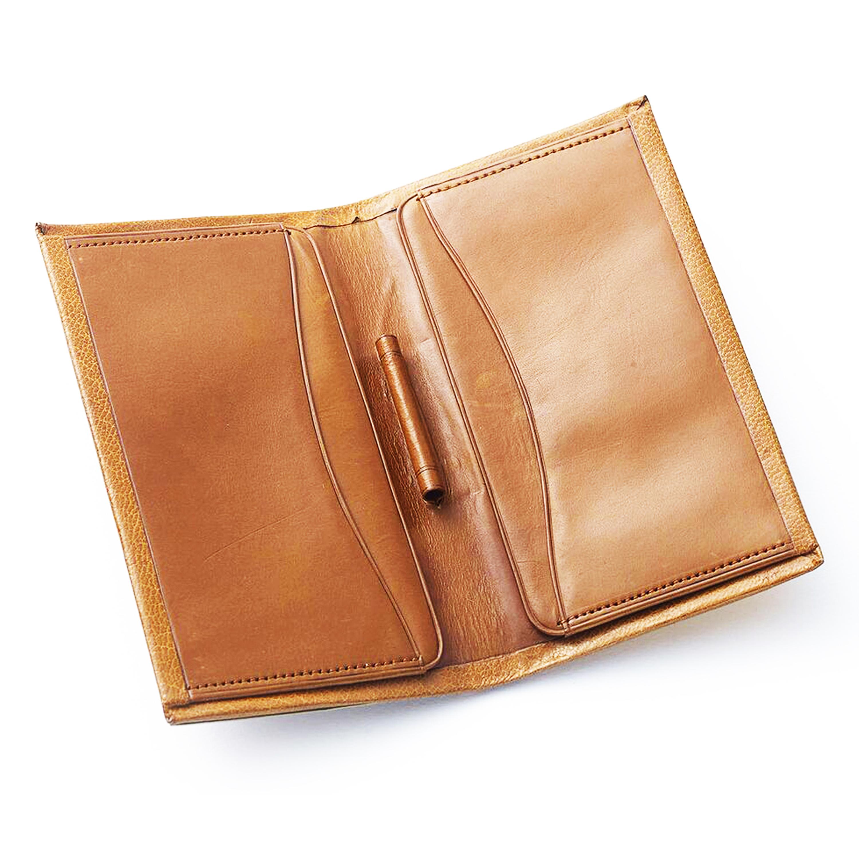Women's Art Nouveau Diamond, Gold and Leather Card Wallet, Circa 1900 For Sale