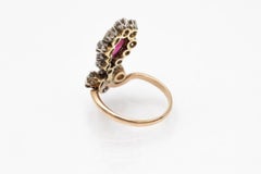 Art Nouveau diamond ring from around 1910.