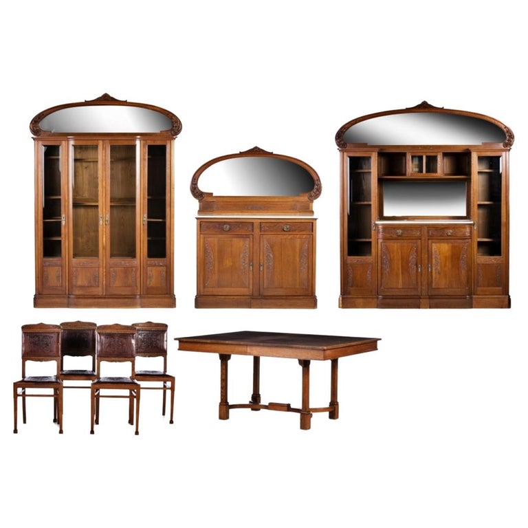 Art Nouveau Dining Room Furniture of the 19th Century For Sale