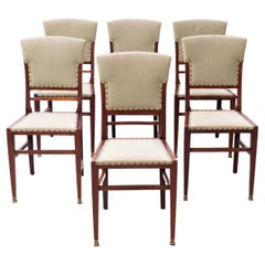 Used Art Nouveau Diningroom-Chairs, Set of 6 (Vienna, 1910)