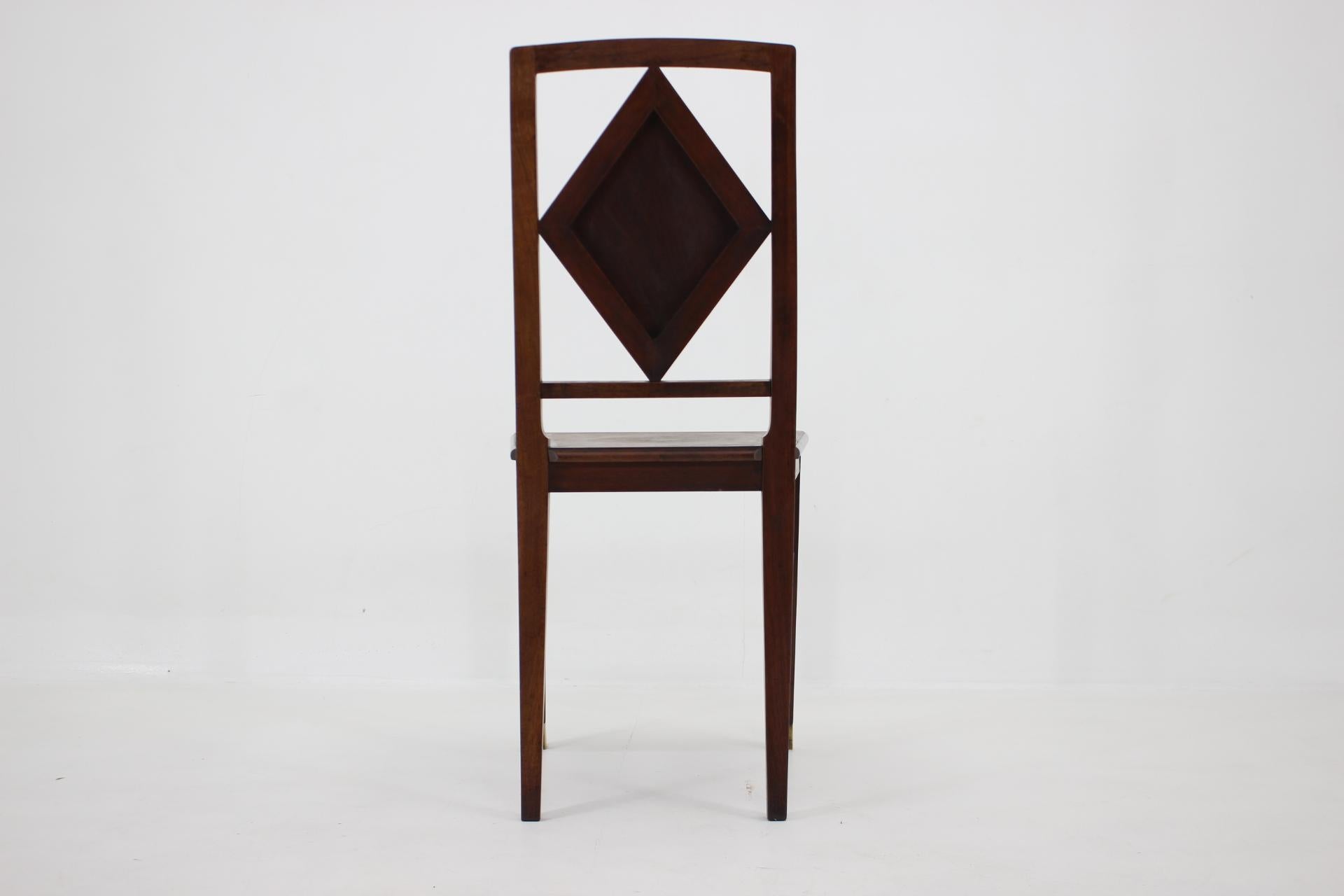Mid-Century Modern Art Nouveau Dinning Chair, 1910s, Up to Three Items For Sale