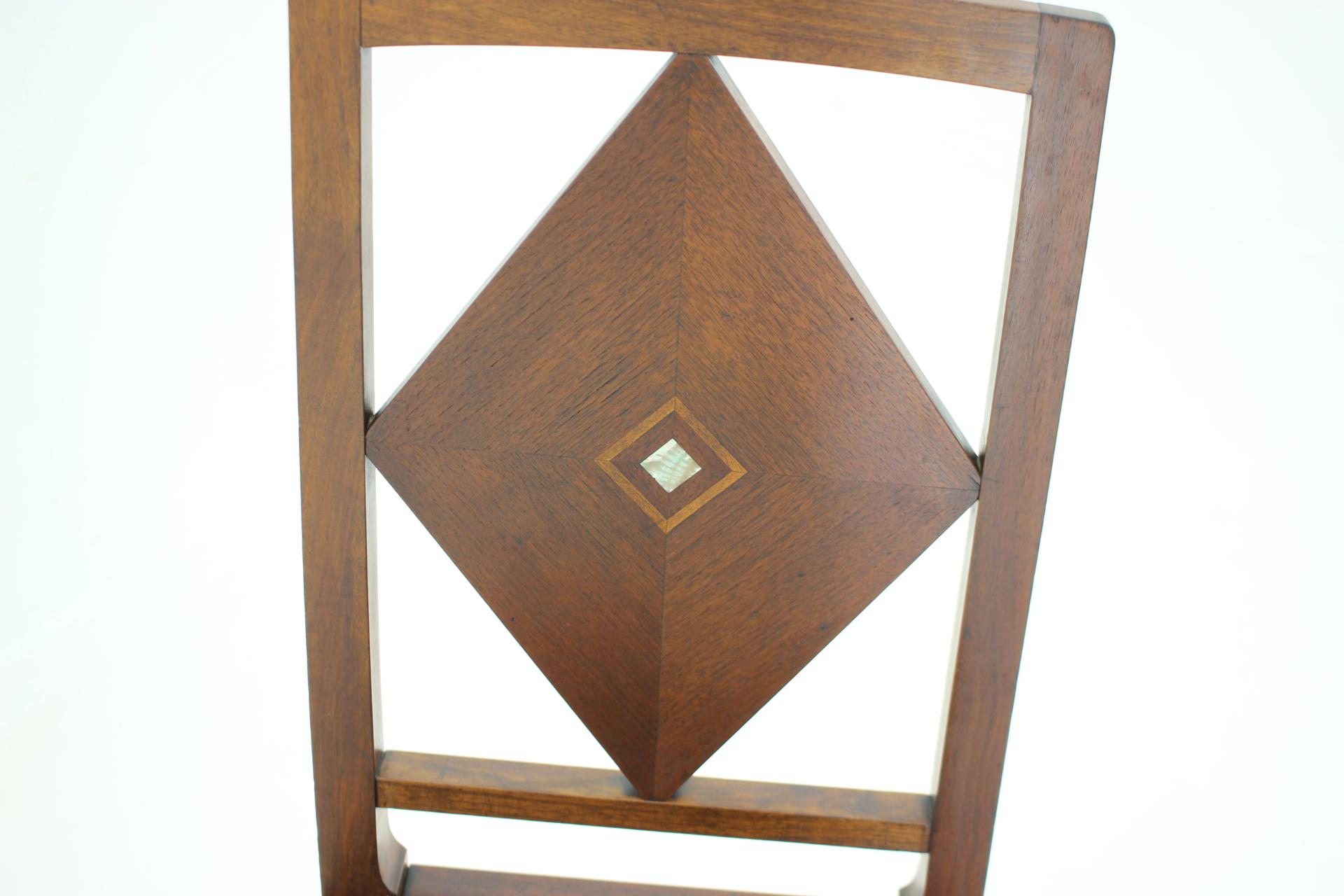 Art Nouveau Dinning Chair, 1910s, Up to Three Items For Sale 1