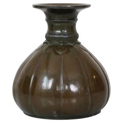 Art Nouveau Diskometal Vase by Just Andersen, 1920s, Denmark
