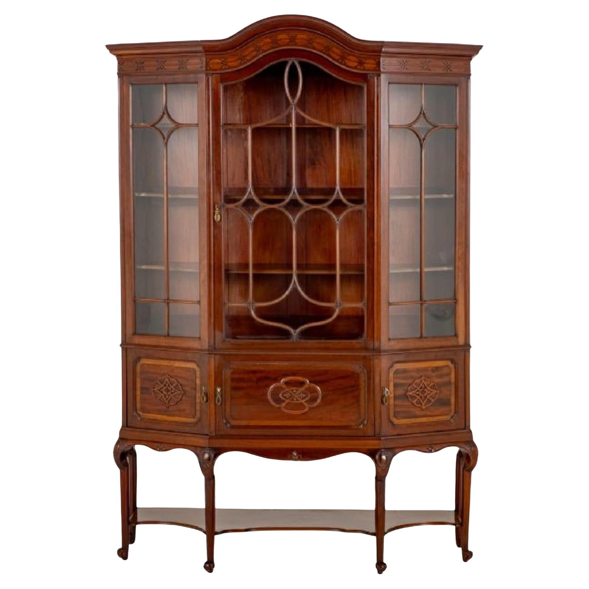 Vitrina Art Nouveau Caoba 1900