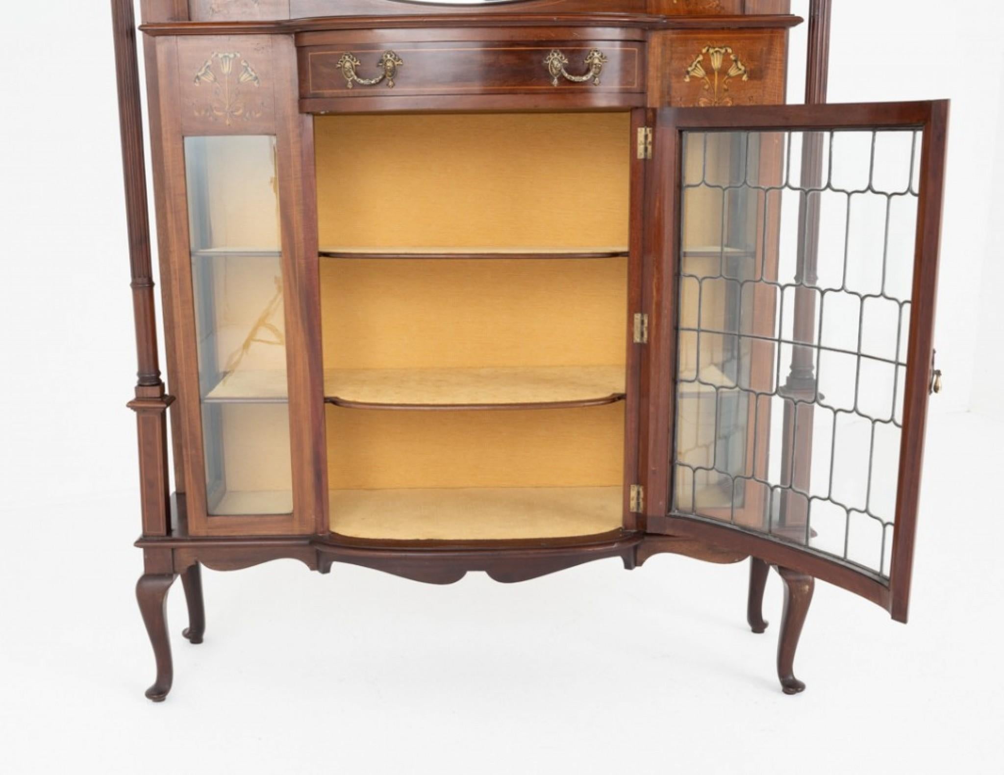 Art Nouveau Display Cabinet Period 1890 For Sale 3