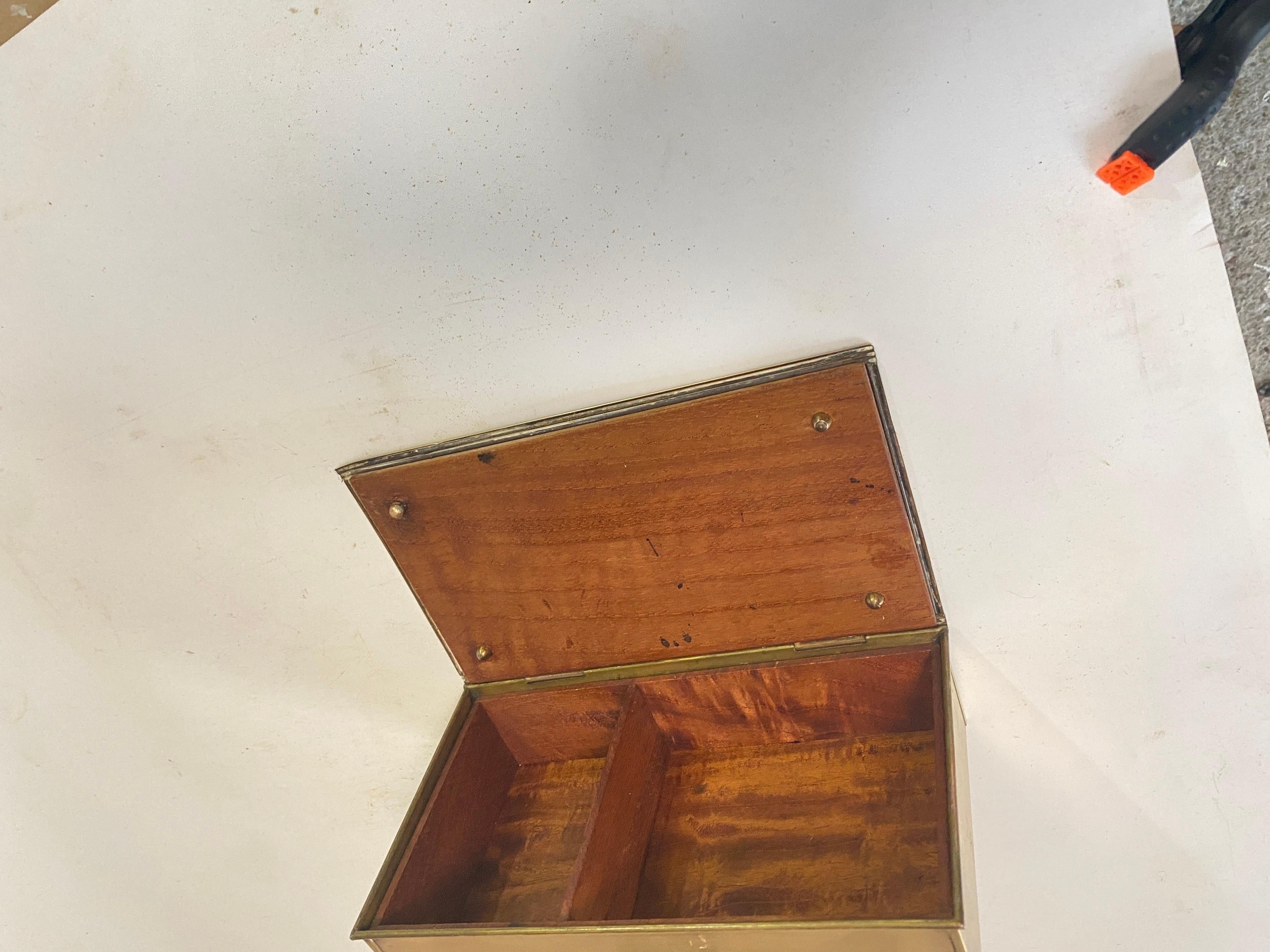 Art Nouveau Dose box Cedar Humidor By Jugendstil Carl Deffner Signed For Sale 5