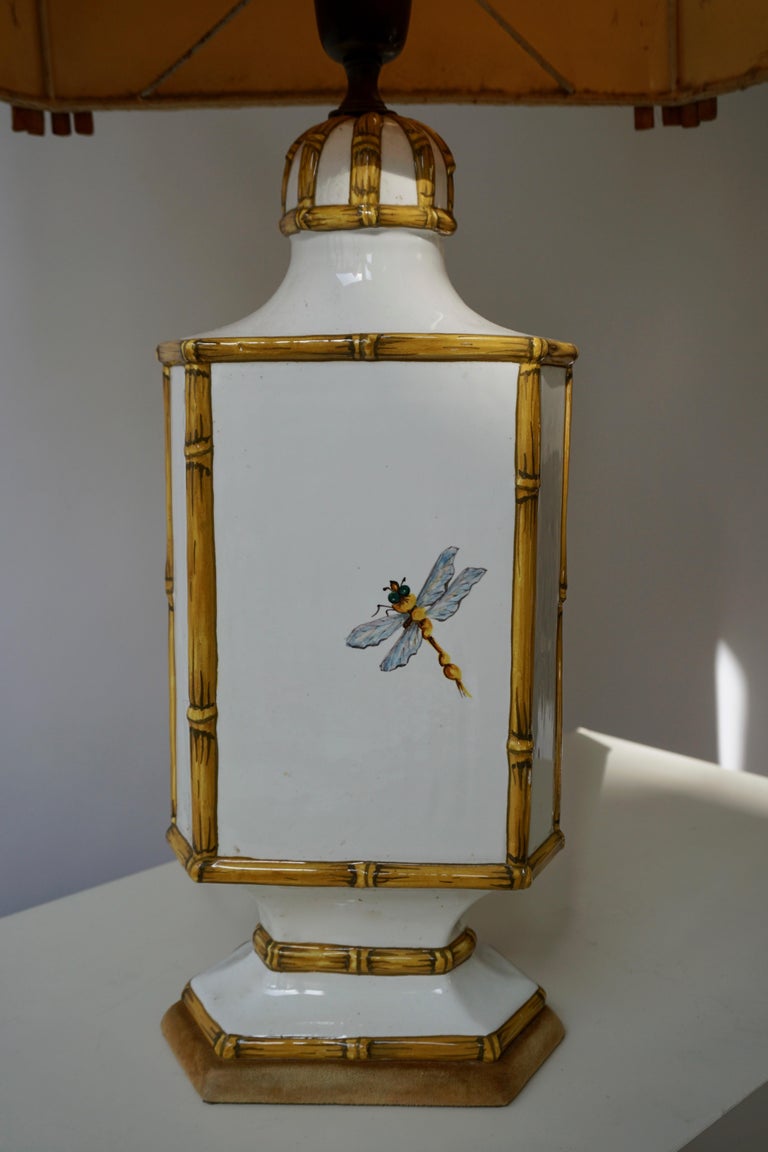 Art Nouveau Dragonfly Table Lamp For Sale 2