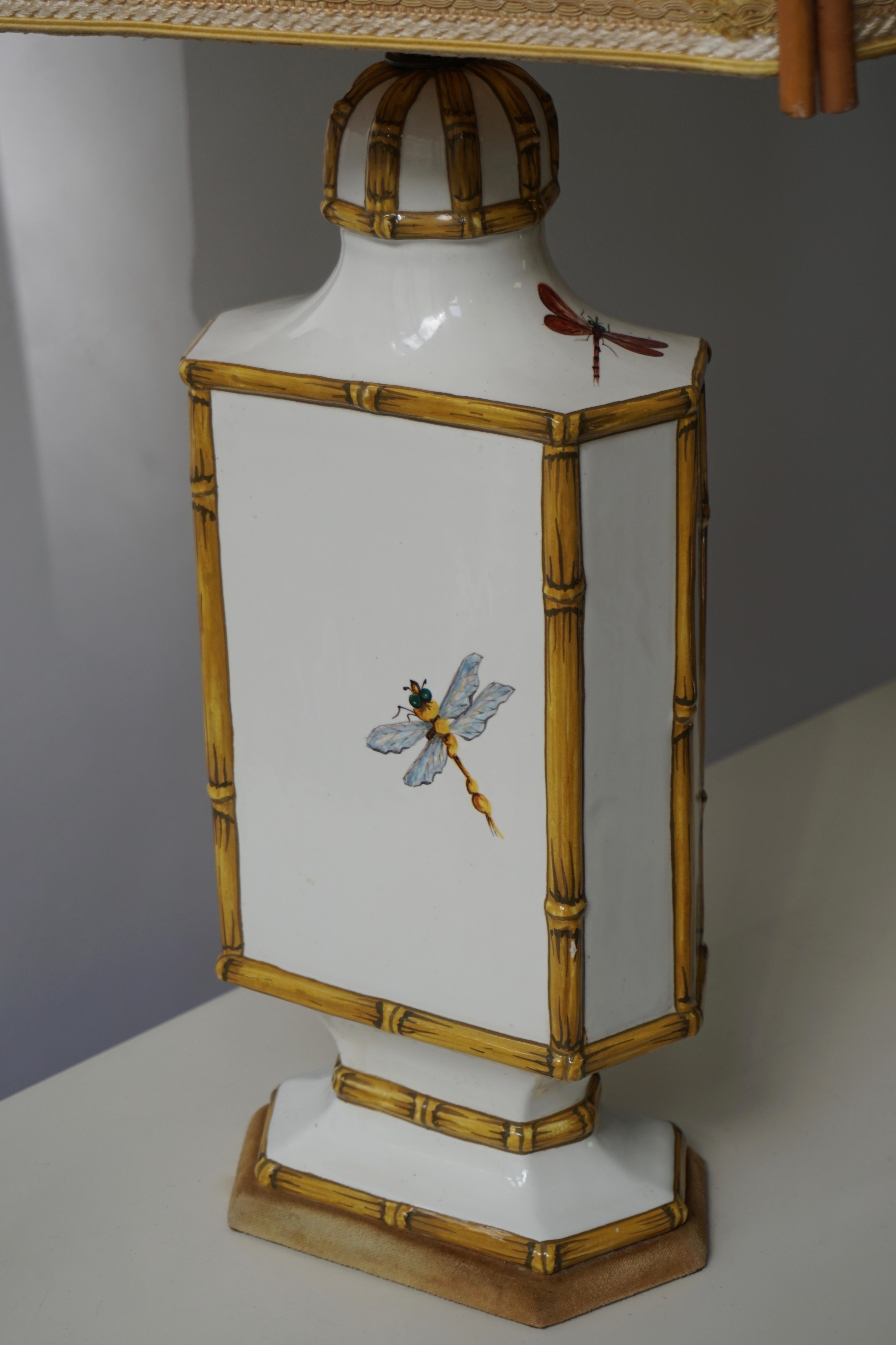 Lampe de table libellule Art Nouveau en vente 5