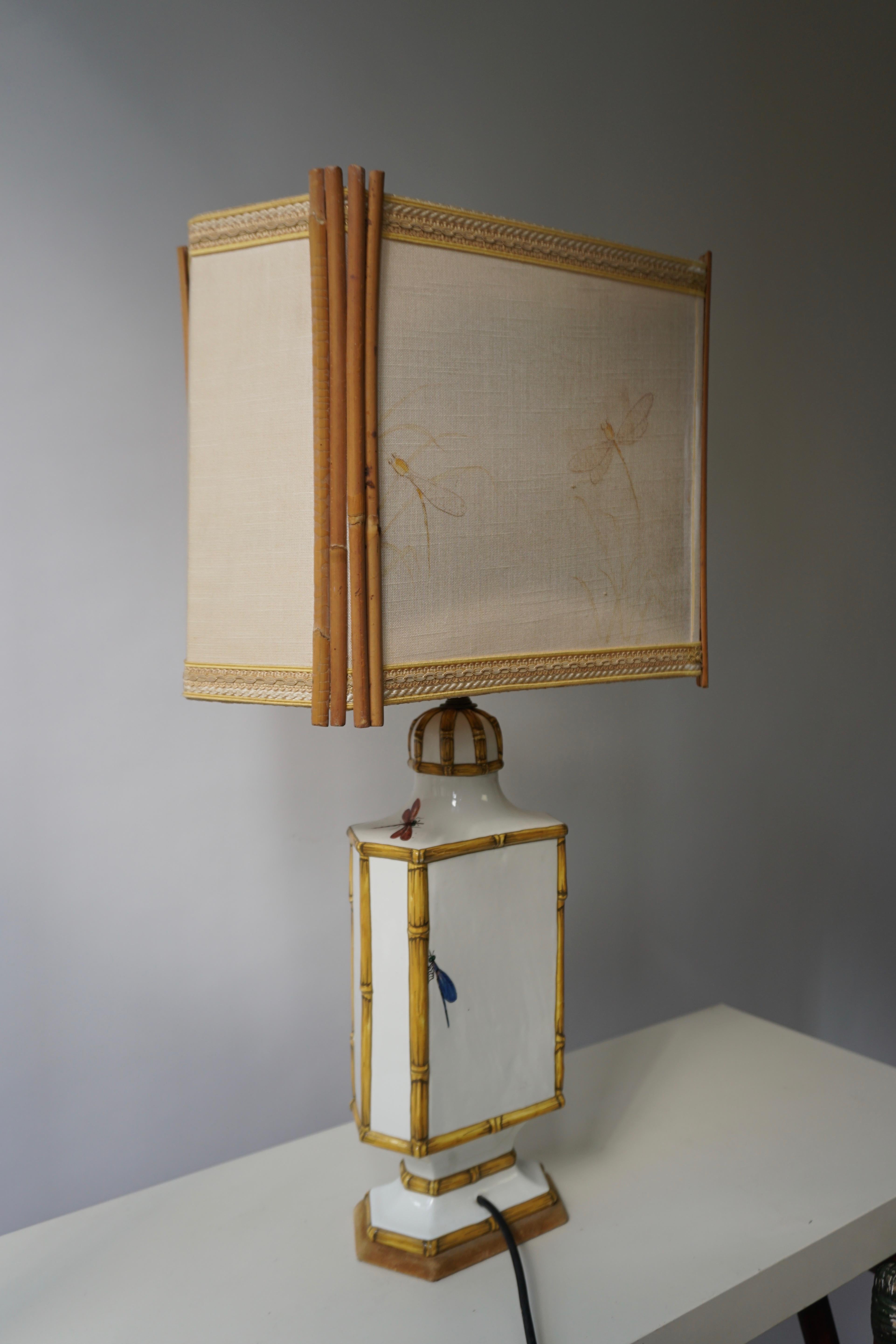 Lampe de table libellule Art Nouveau en vente 6