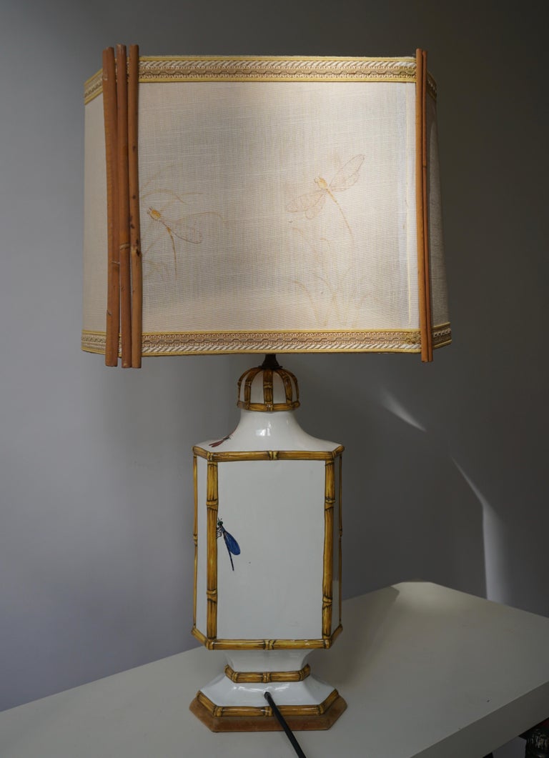 Art Nouveau Dragonfly Table Lamp For Sale 7