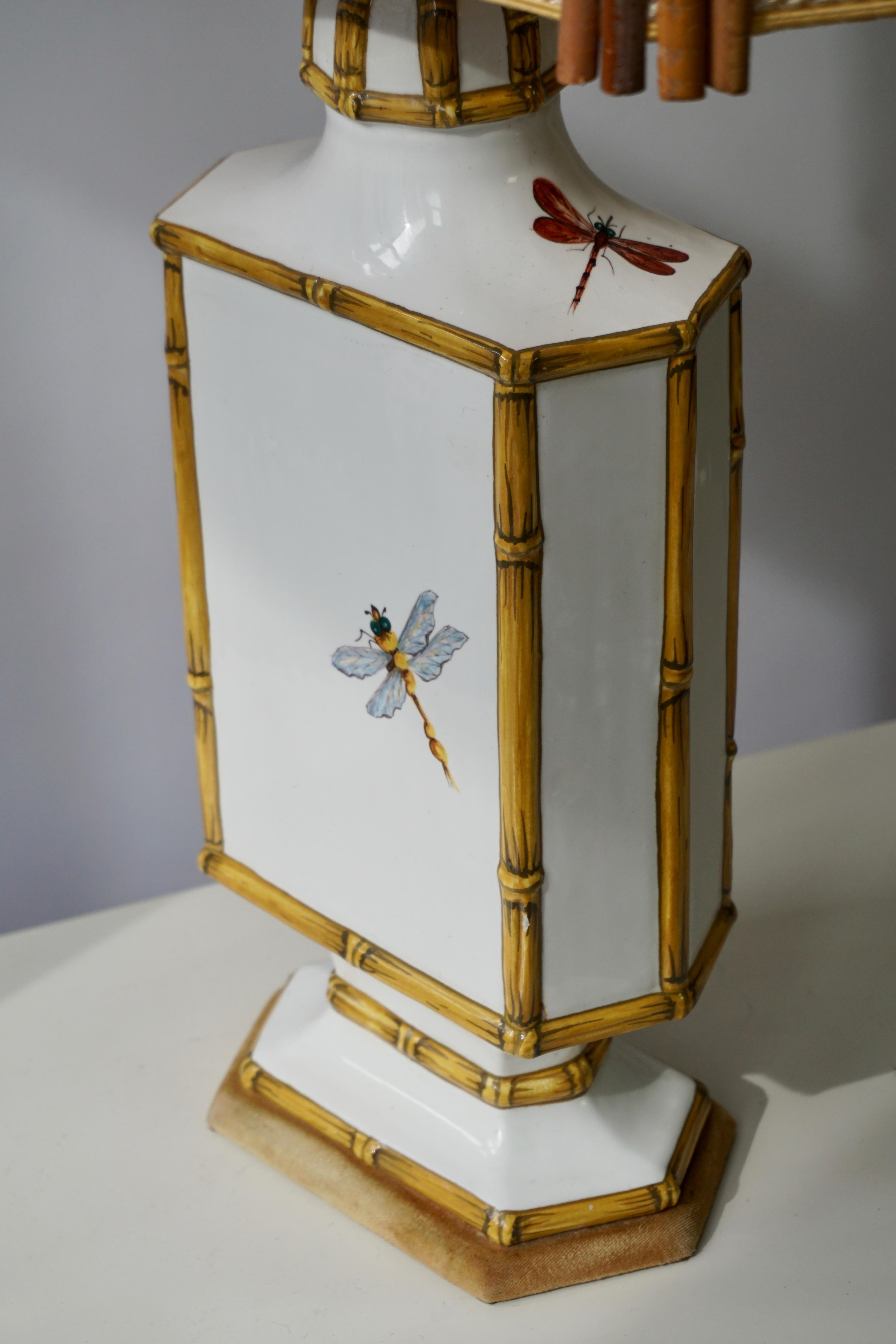 Lampe de table libellule Art Nouveau en vente 10