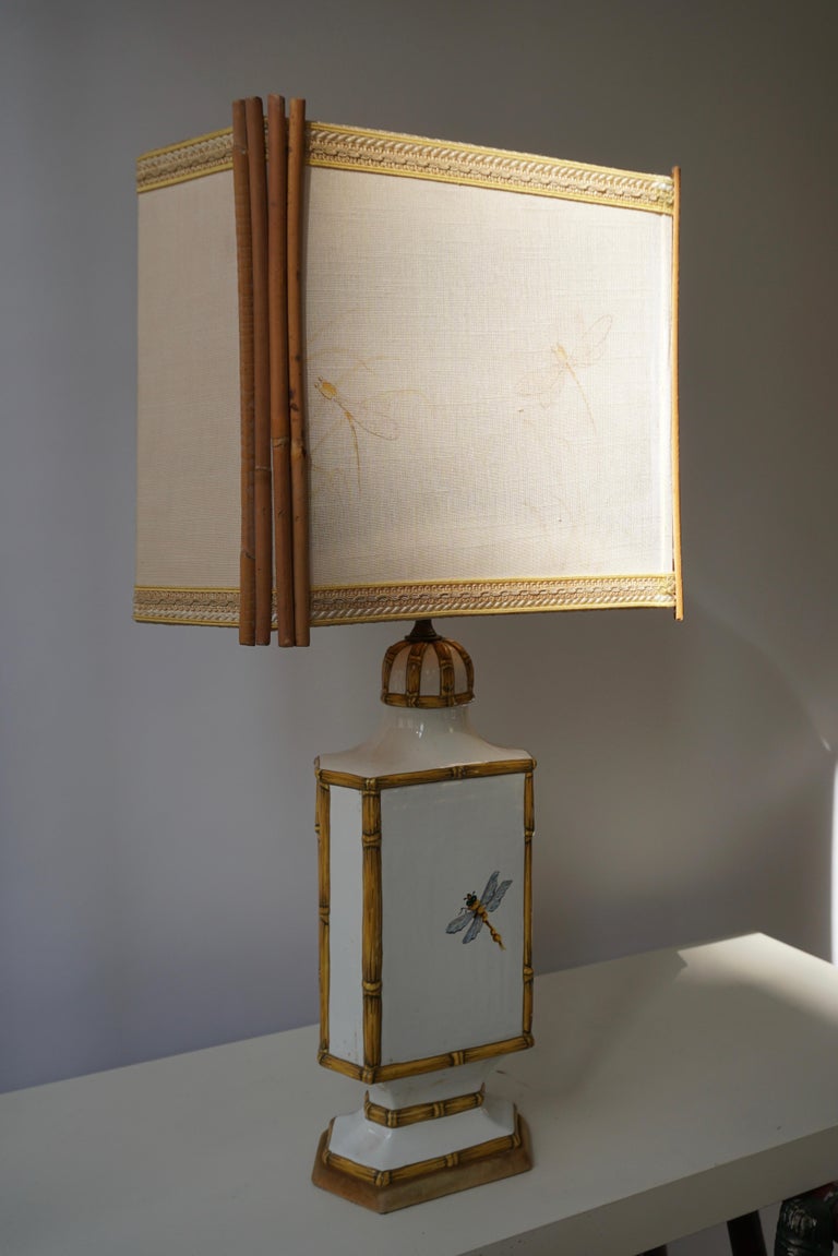 20th Century Art Nouveau Dragonfly Table Lamp For Sale