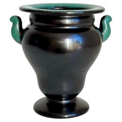 Jugendstilvase aus Steingut, Upsala Ekeby, Schweden, 1940er Jahre