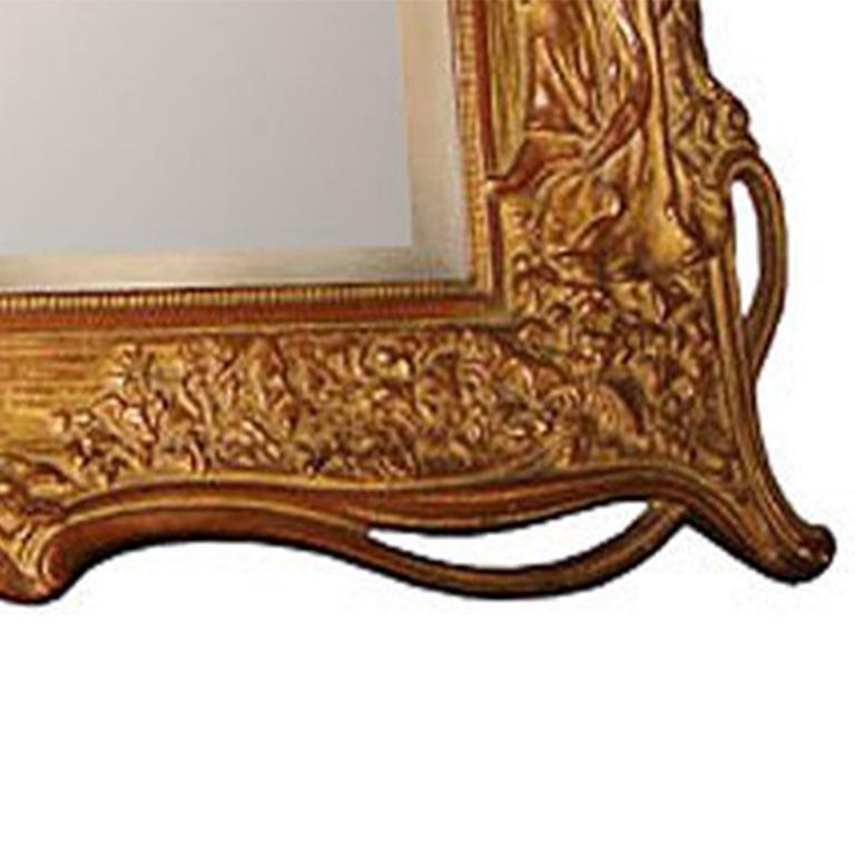 20th Century Art Nouveau Easel Back Table Mirror For Sale