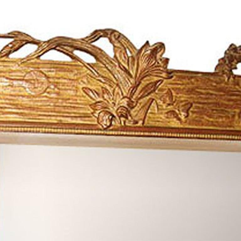 Miroir de table à dos de chevalet Art Nouveau en vente 2