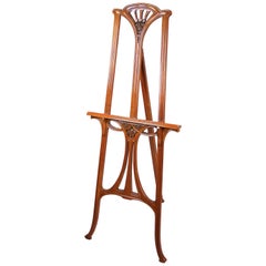 Art Nouveau Easel or Painting Stand, Austria, circa 1900