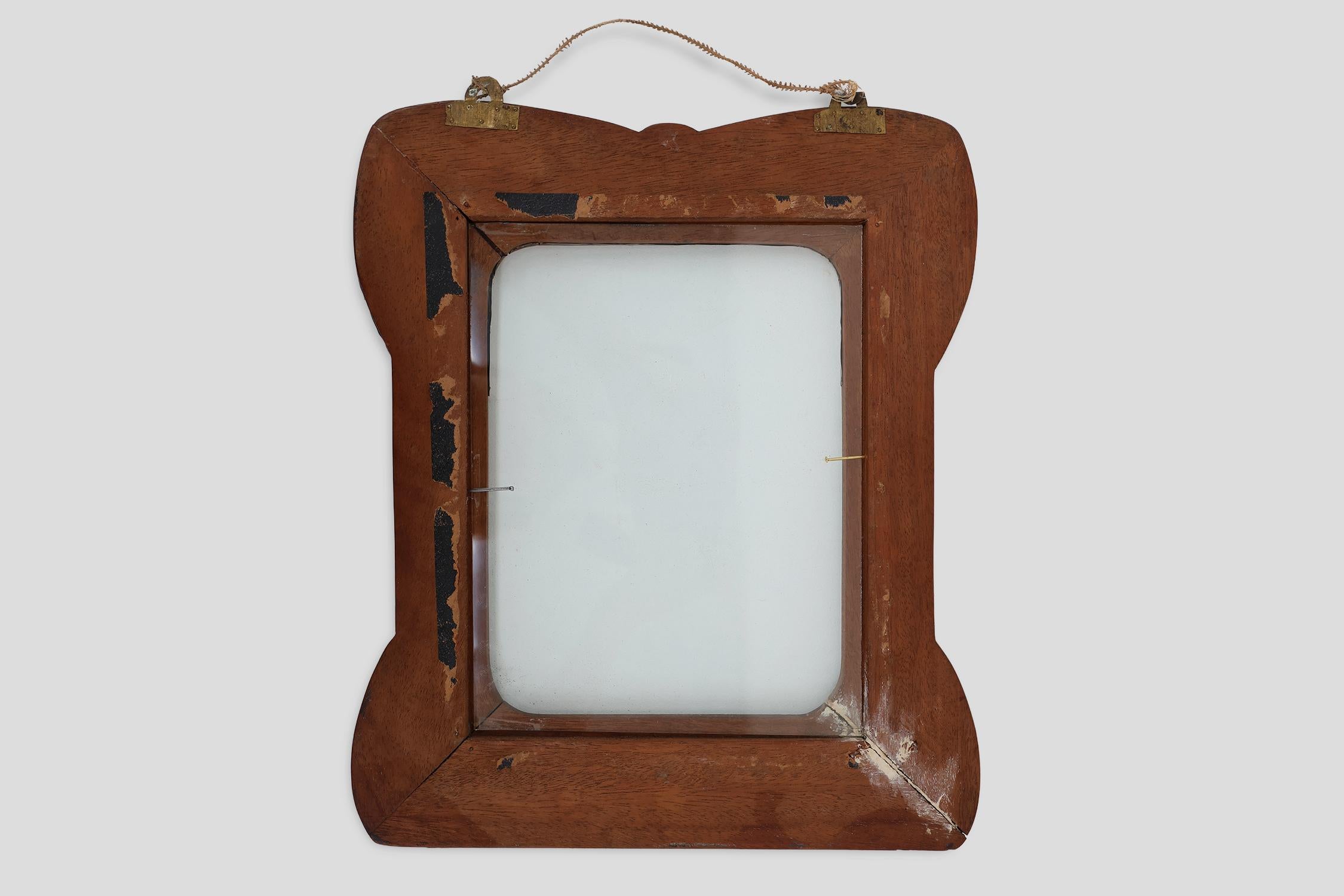 Cornice Art Nouveau in rame e legno sbalzato, Francia, 1910 ca. 1910 in vendita 4