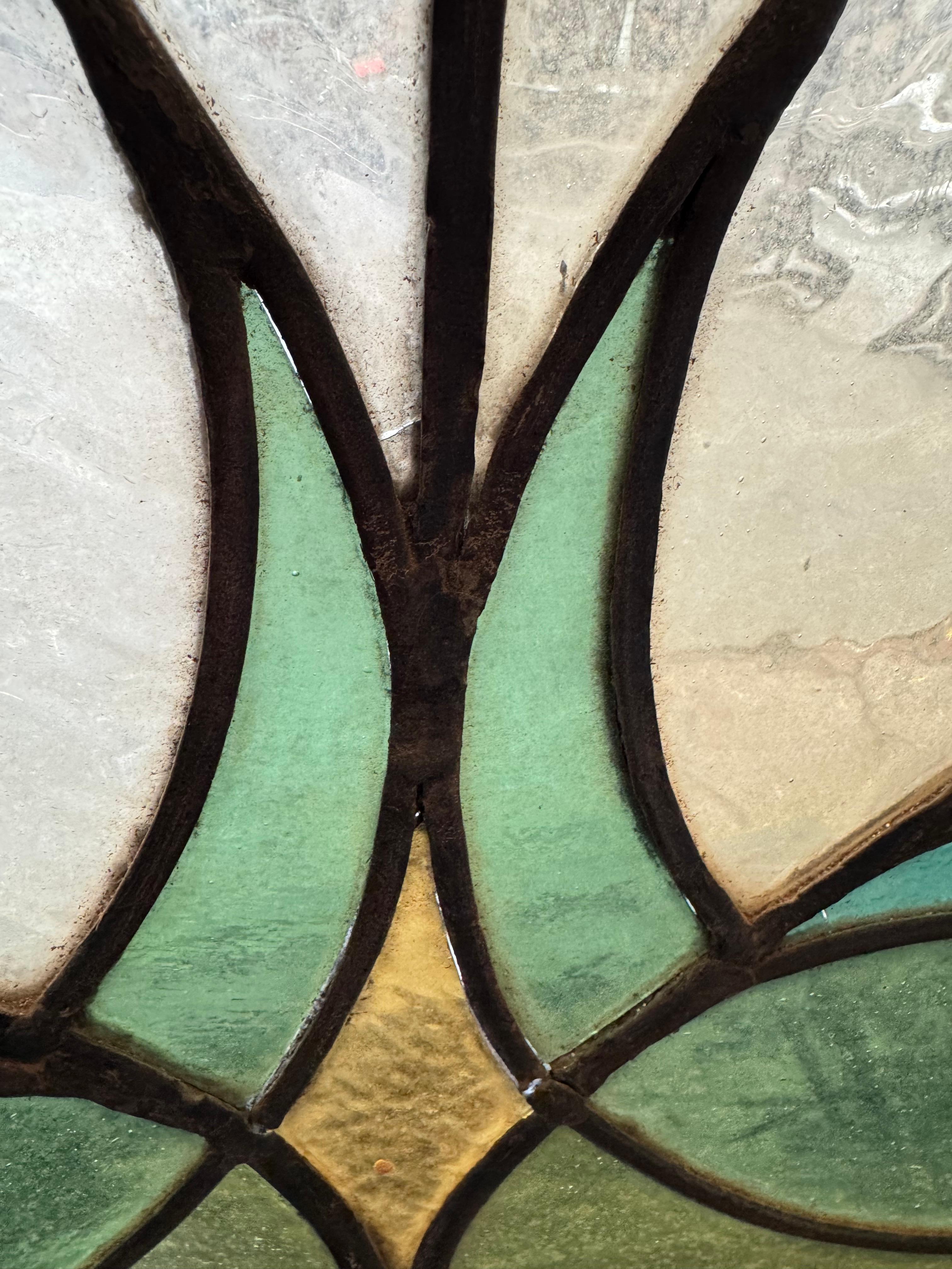 Art Nouveau Inglés Antiguo Ventana 29