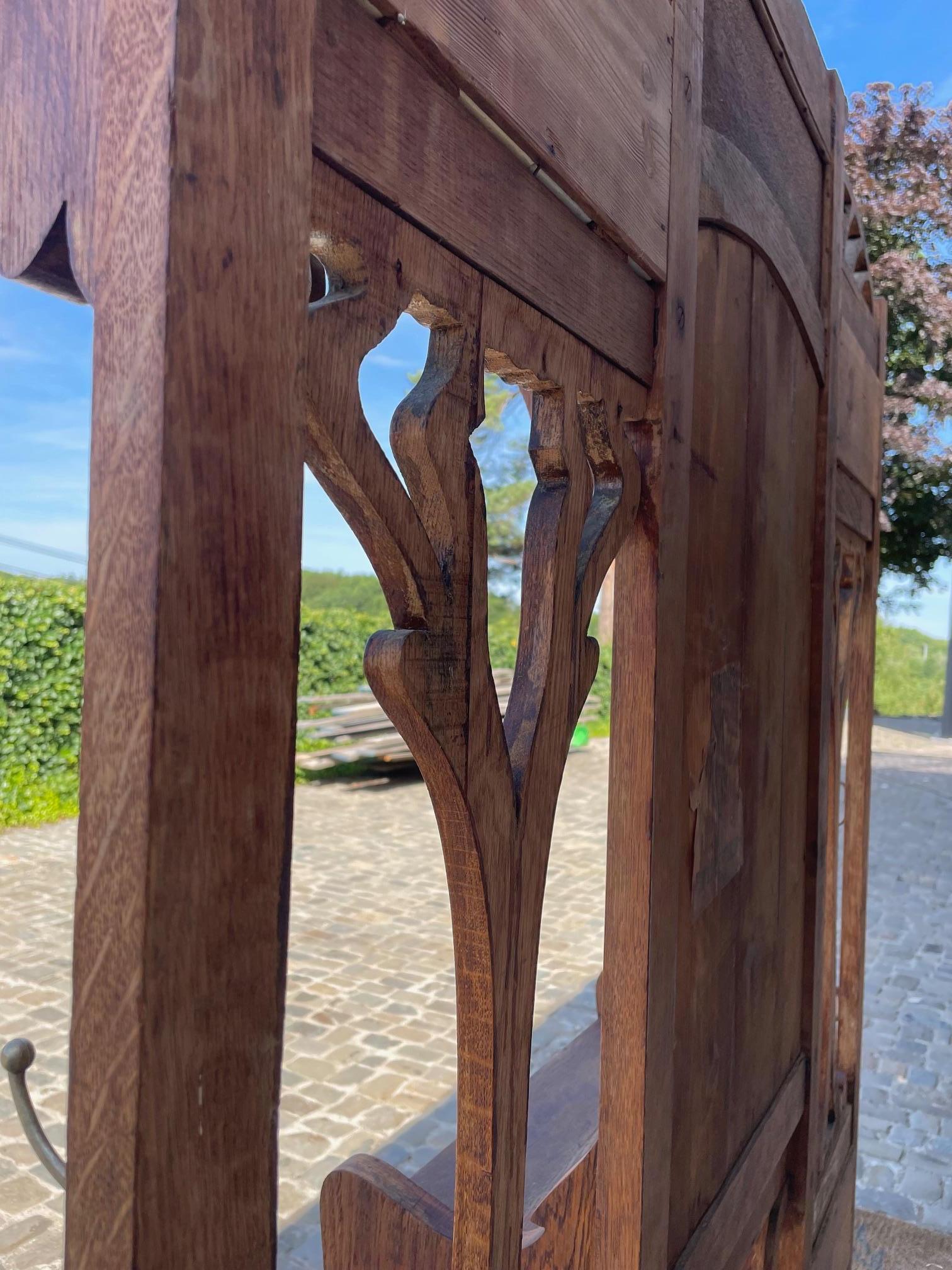 Jugendstil-Eingangsgarderobe im Angebot 12