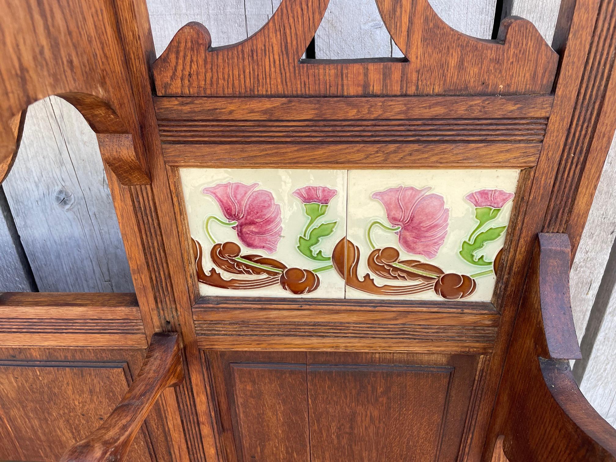 Jugendstil-Eingangsgarderobe im Angebot 2