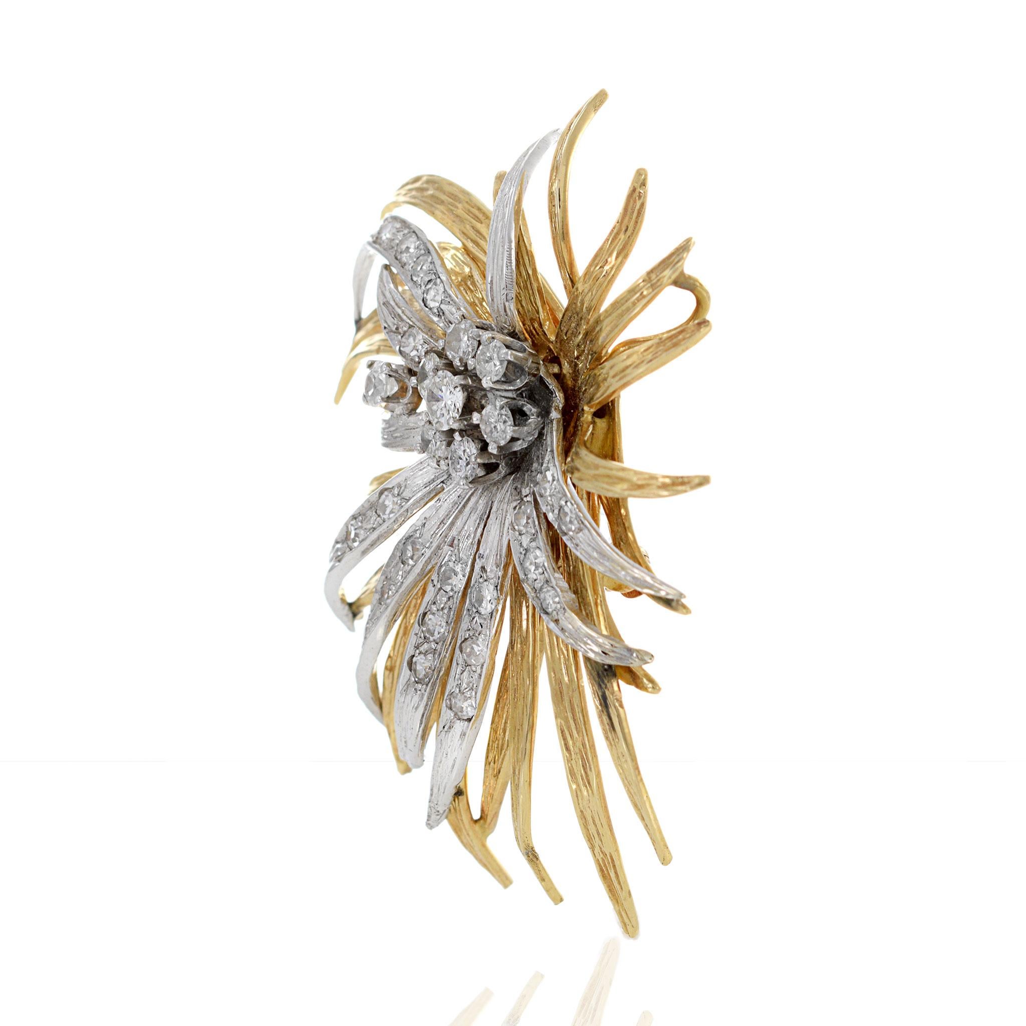 Round Cut Art Nouveau Era Platinum 14KT Gold Old European And Single Cut Round Diamonds For Sale