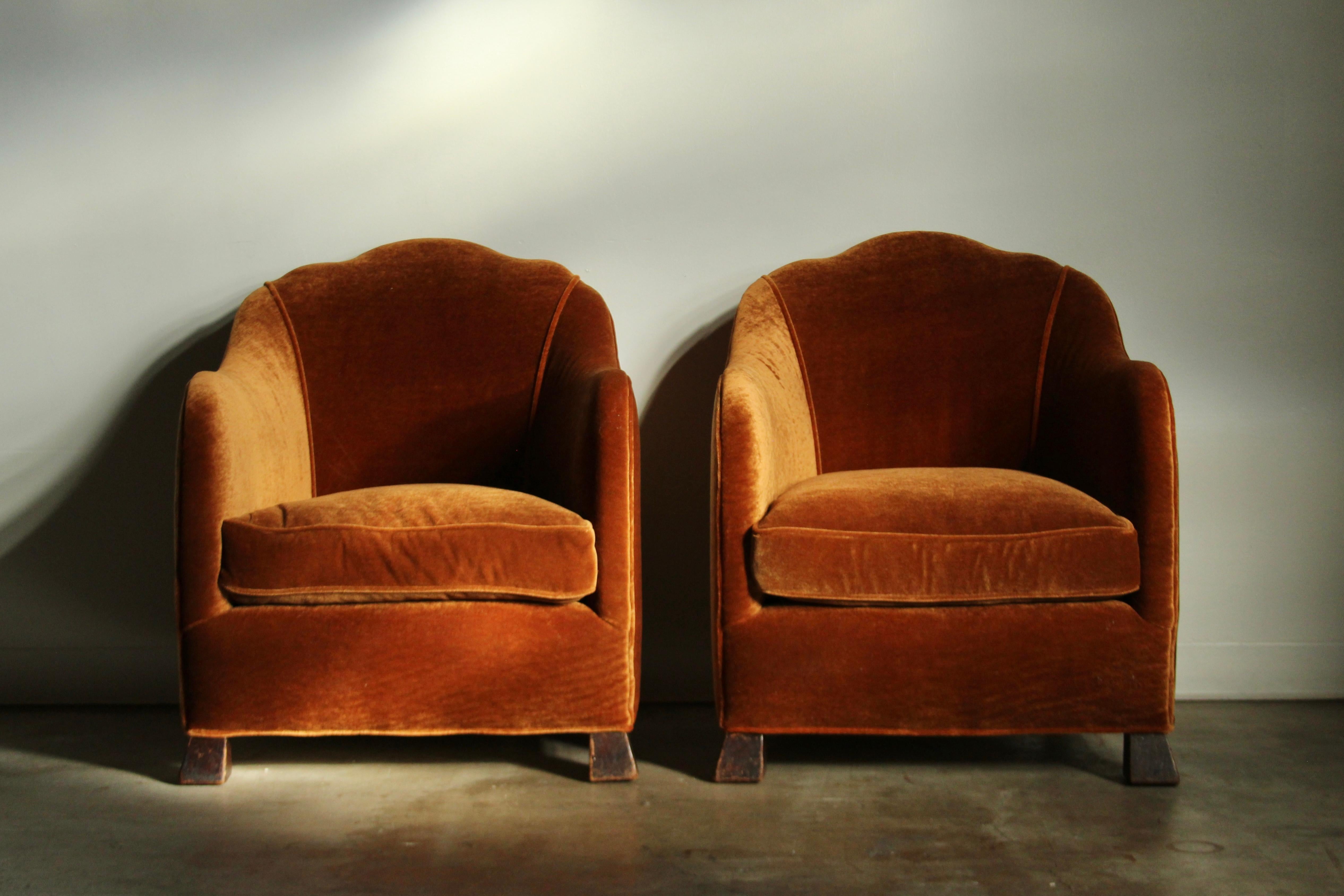 A fabulous and unusual pair of early 1900s (or possibly late 1800s) Art Nouveau 