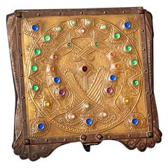 Art Nouveau Firebirds Repoussé Box by Alfred Daguet