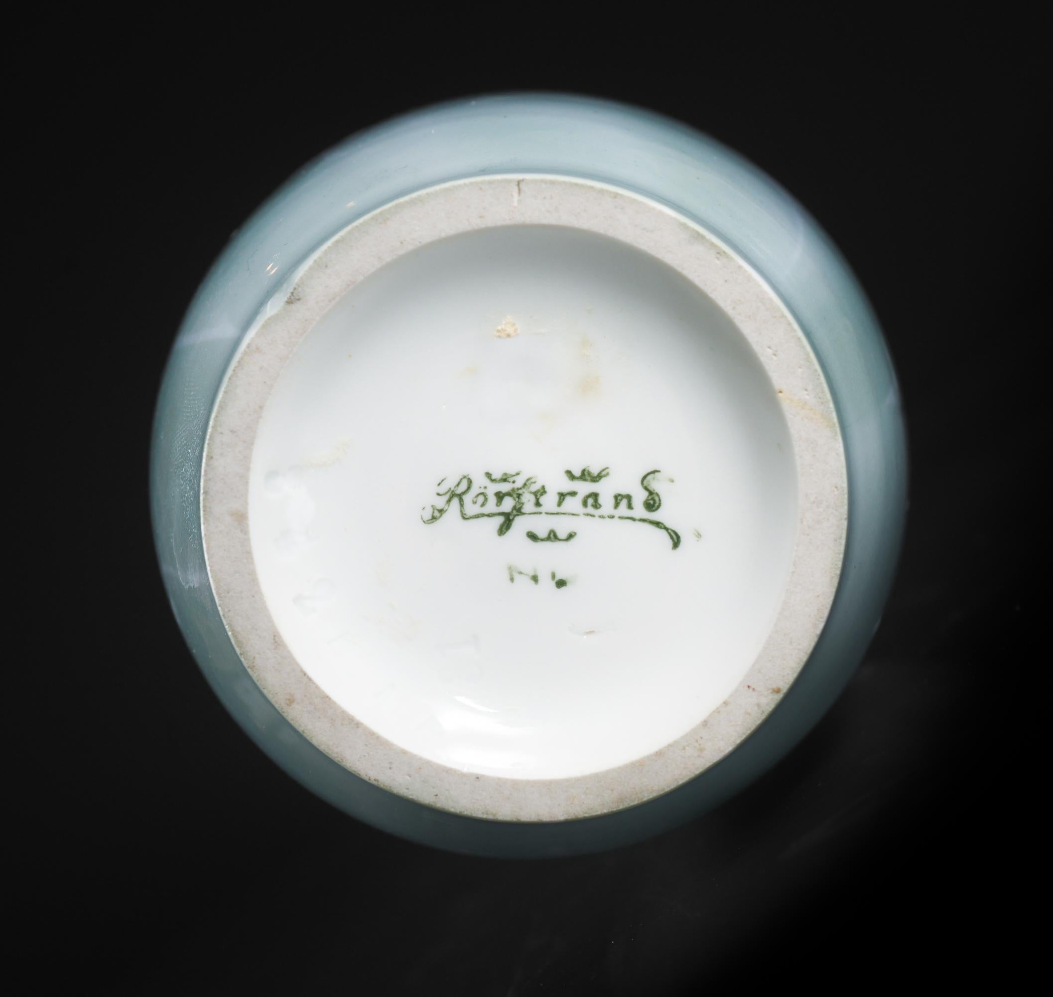 Vaso a forma di pesce in stile Art Nouveau di Matheus Pettersson & Nils Emil Lundström per Rörstrand in vendita 4