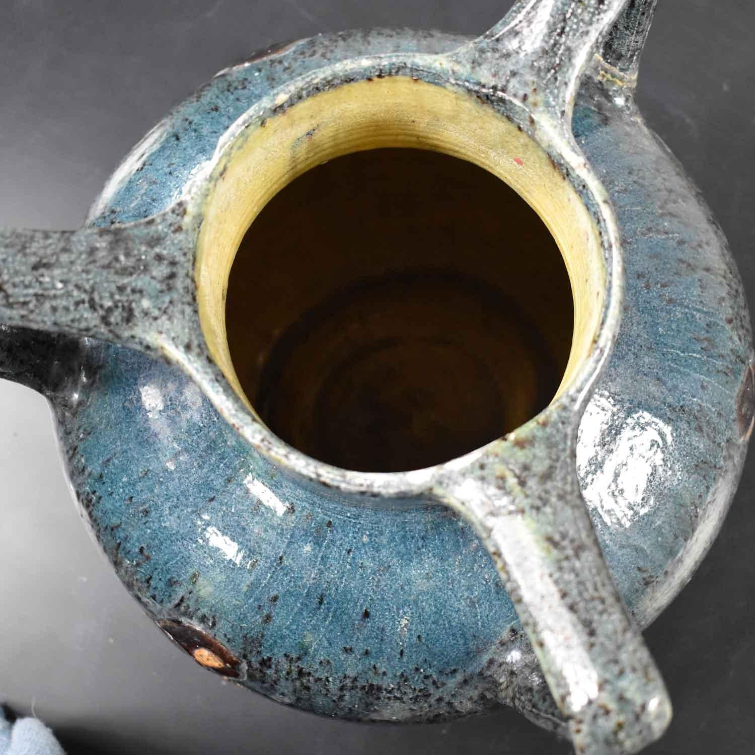 Vaso a tre manici in terracotta fiamminga Art Nouveau di Leo Maes Vereenooghe in vendita 1
