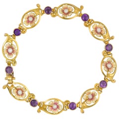 Art Nouveau Flower Bracelet