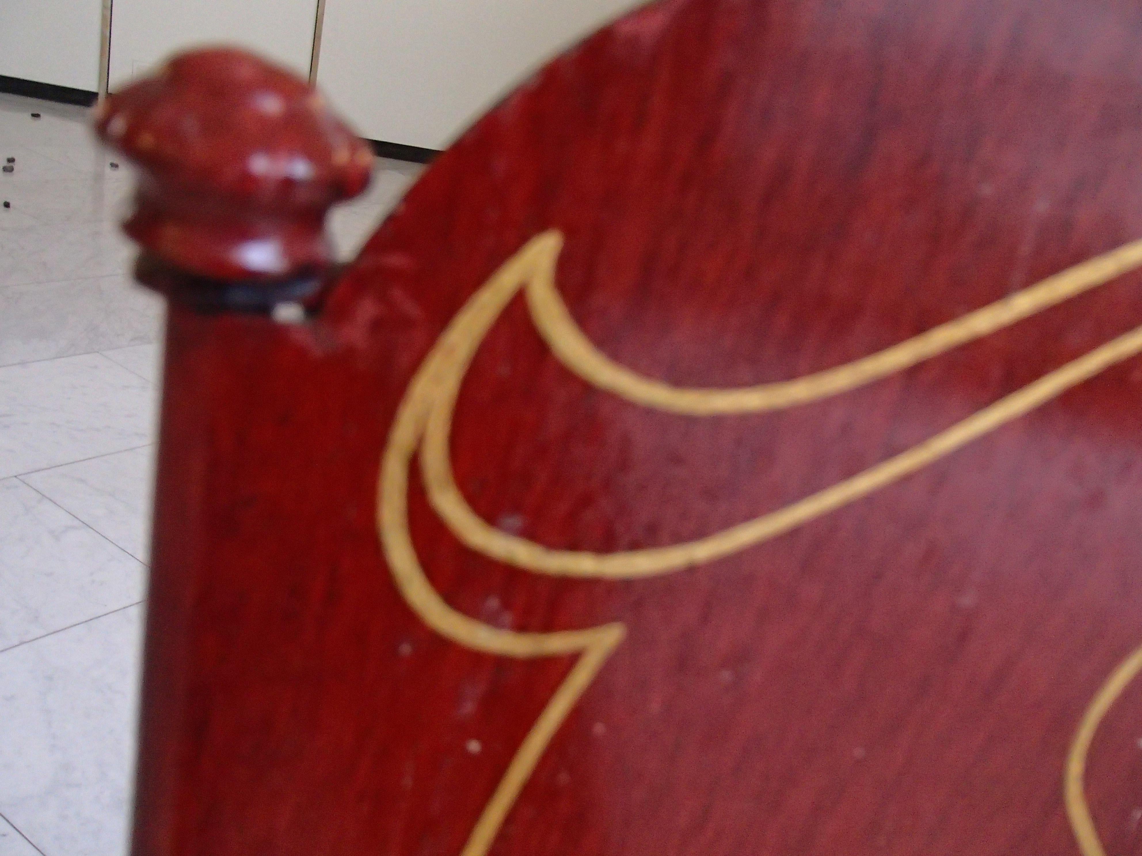 Pare-étincelles pliable Art Nouveau avec peinture en vente 5