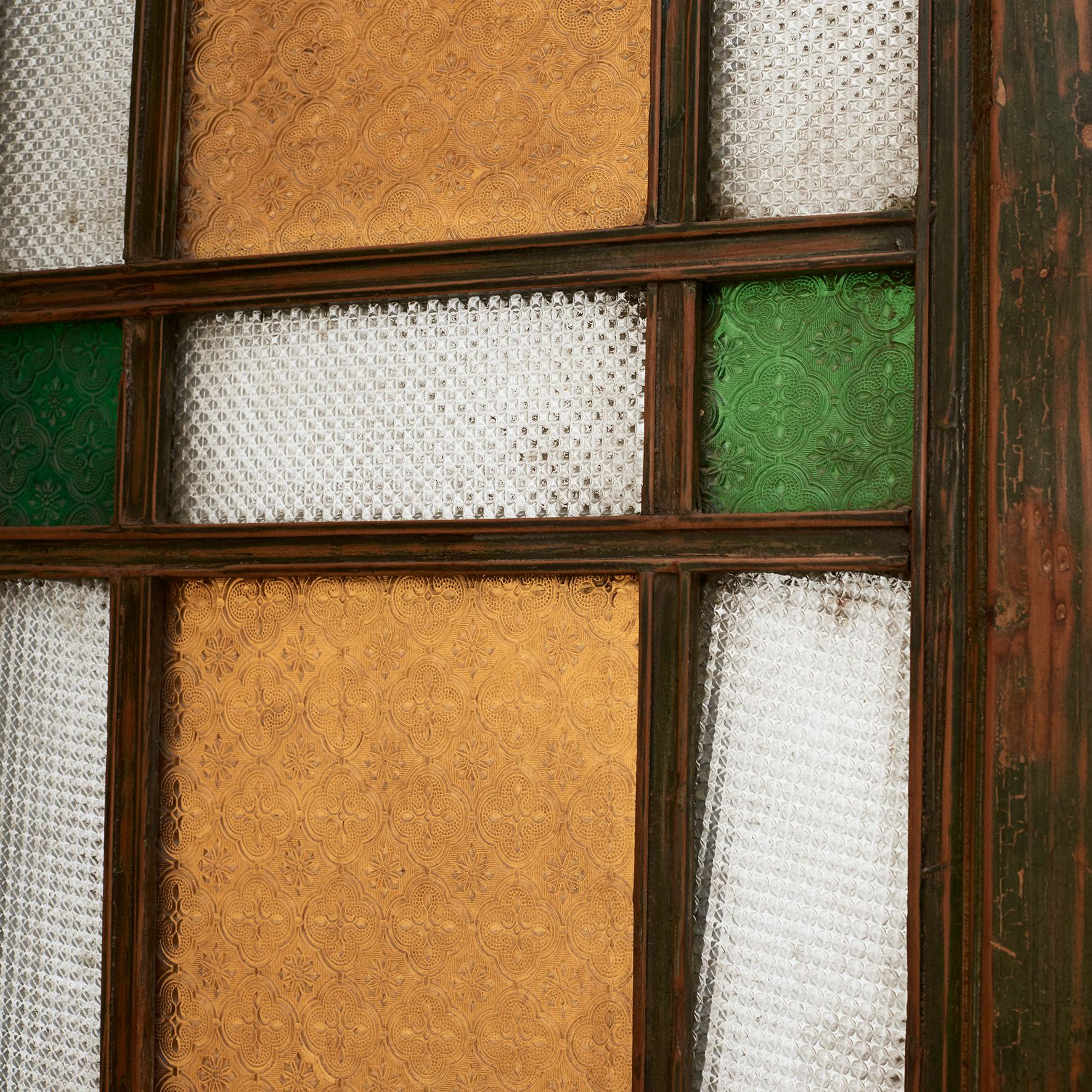 Art Nouveau Four-Fold Screen in 4 Sections, Shanghai, C. 1900 3