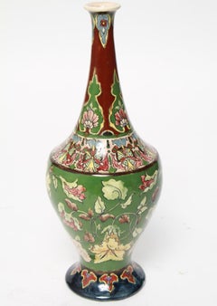 Art Nouveau Franz Anton Mehlem for Royal Bonn 'Old Dutch' Vase