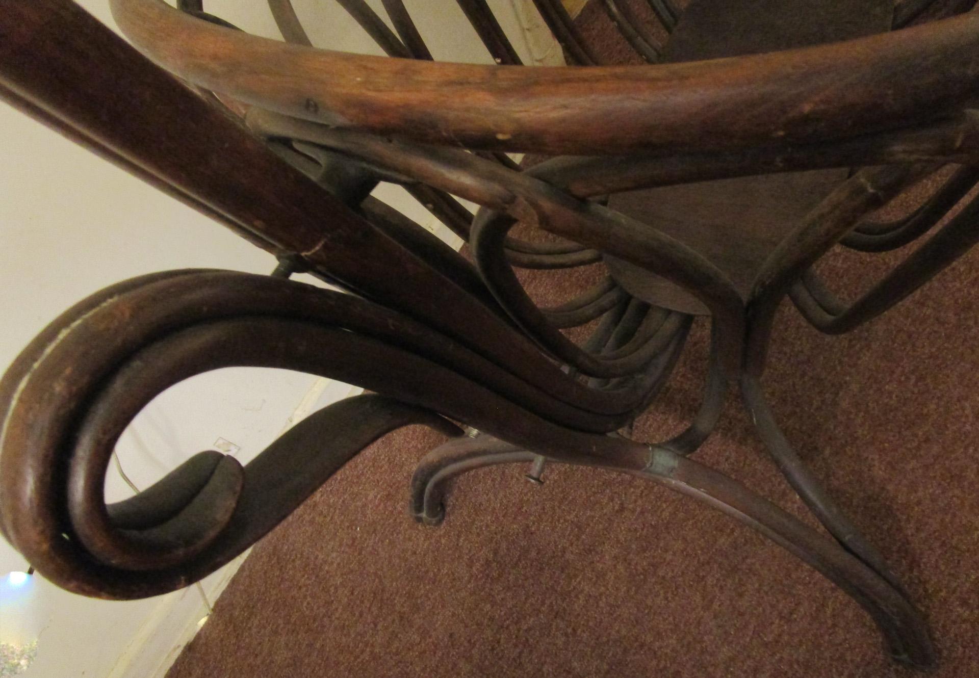 Art Nouveau French Bentwood Cradle in the Thonet Style For Sale 4