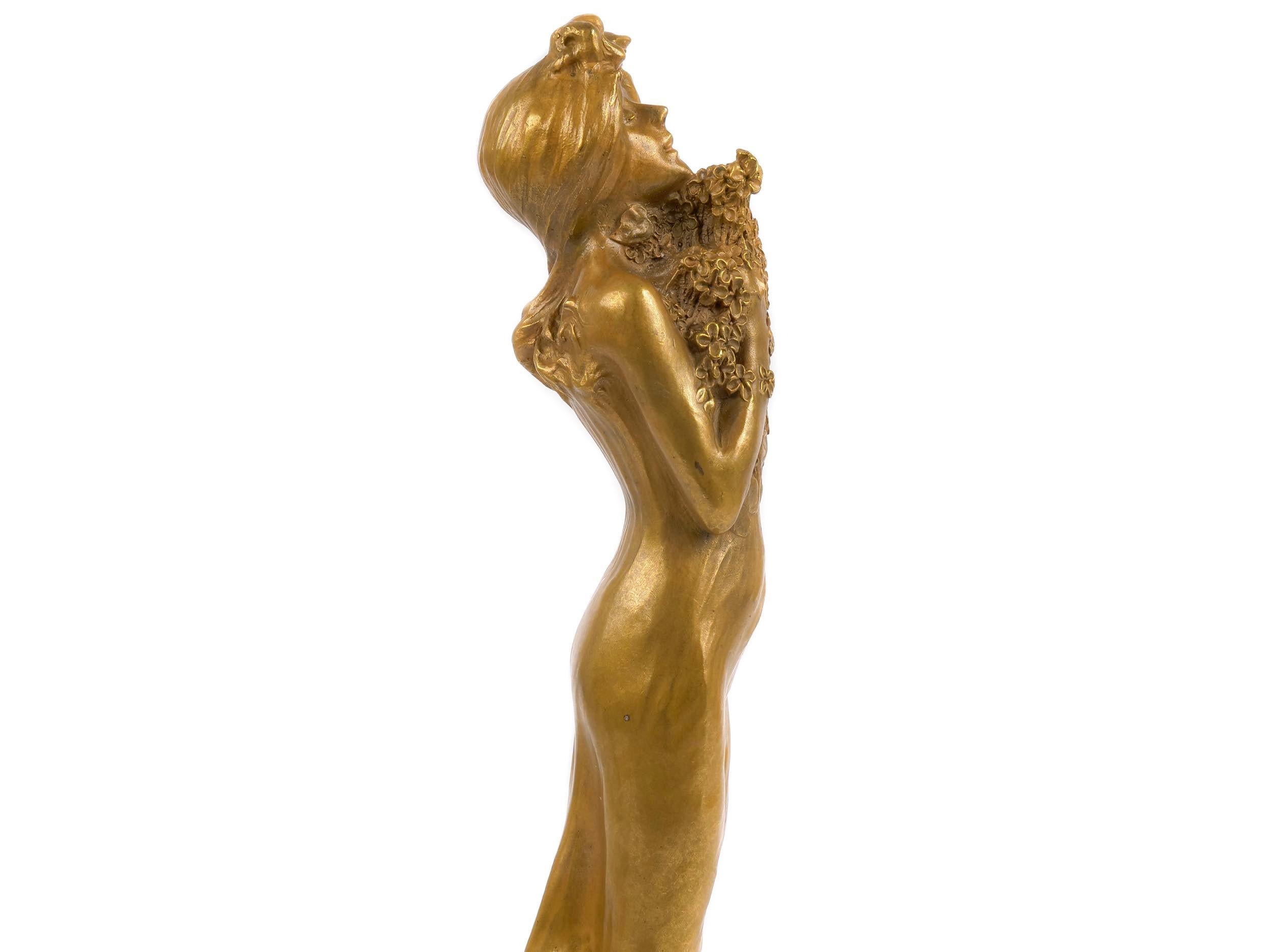 Art Nouveau French Bronze Sculpture 