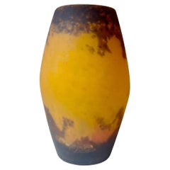 Art Nouveau French Glass Vase