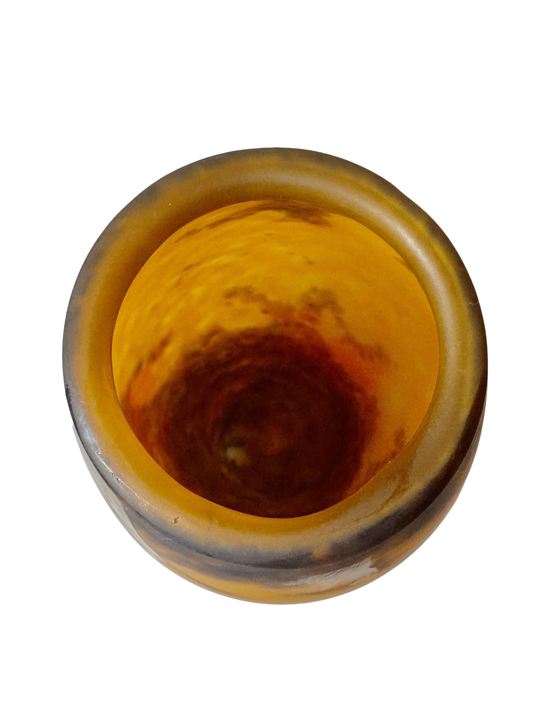 Vase en verre Art Nouveau Bon état - En vente à Tampa, FL