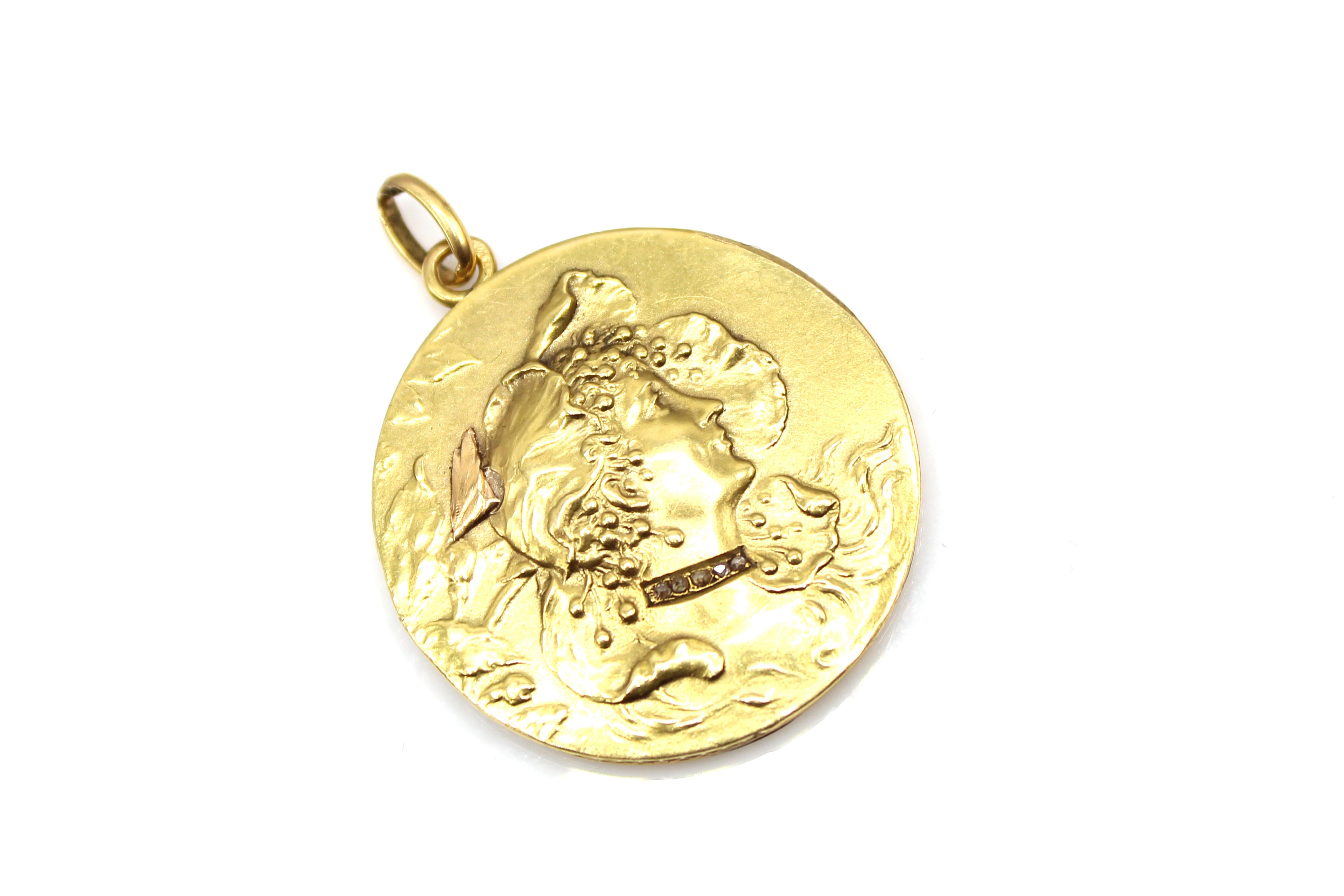 art deco medallion