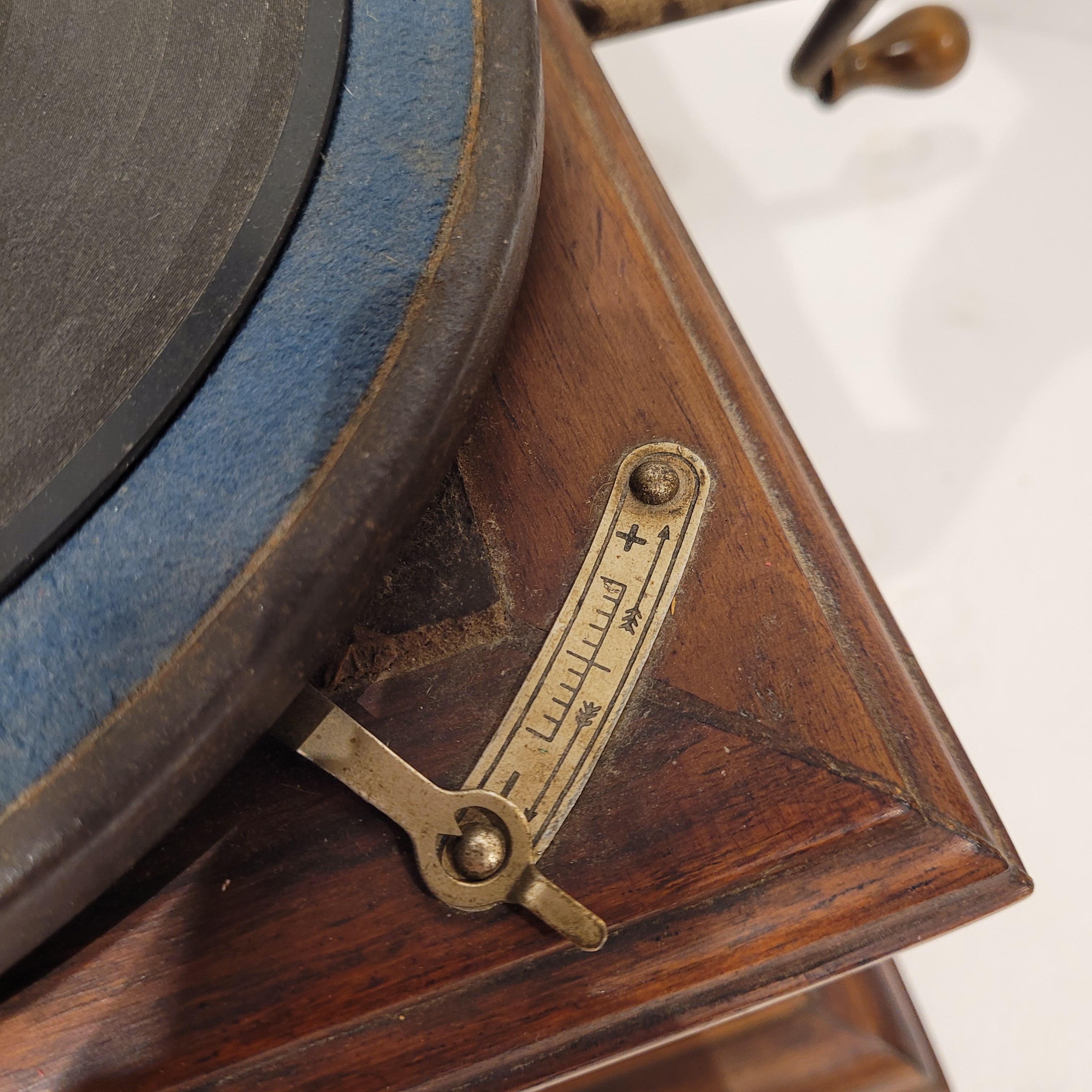 Art Nouveau francese His Master, s Voice Grammofono in vendita 3