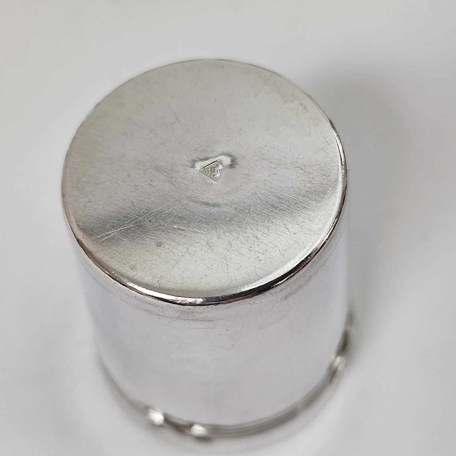 Französische Jugendstil-Silberbecher von Edouard Fournemet (20. Jahrhundert) im Angebot