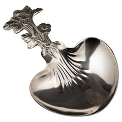 Art Nouveau French Silverplate Wine Tester Christofle's 'Paiva Strawberry Spoon'
