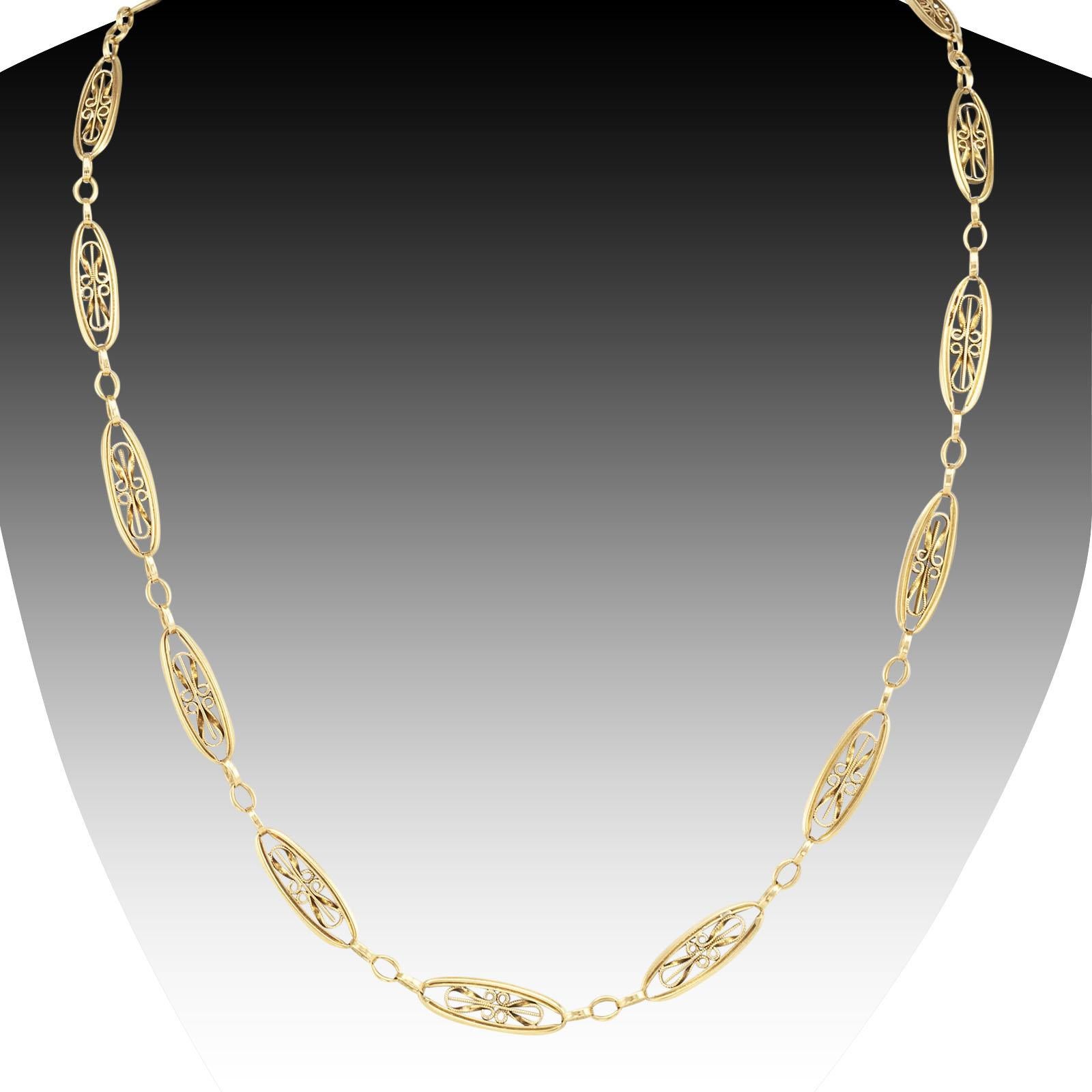 art deco chain