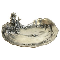 Art Nouveau Frog Motif Dish/ Vide-Poche by Achile Gamba-WMF