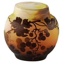 Art Nouveau Galle Glass Vase