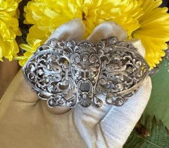 Art Nouveau Gargoyle Grotesque Buckle Belle Epoque God Sterling Silver